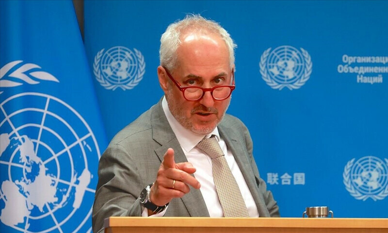 اقوام متحدہ کے ترجمان اسٹیفن دوجارک — فائل فوٹو اقوام متحدہ کے ترجمان اسٹیفن دوجارک — فائل فوٹو