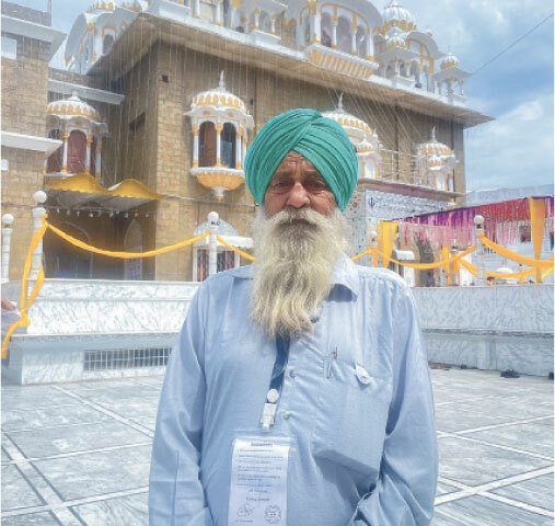 Sardar Boota Singh hopes to visit Faisalabad and collect soil from his birthplace. &mdash; Dawn