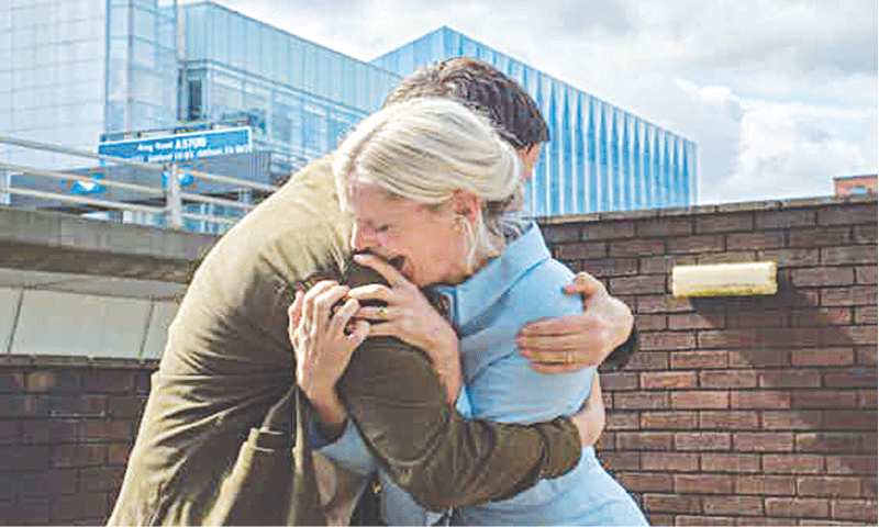 Jim Sturgess as Fred Blix and Denise Gough as Elisa Blix in The Stolen Girl | Matt Squire/Disney+