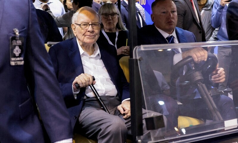 Berkshire Hathaway Chairman Warren Buffett attends the Berkshire Hathaway Inc annual shareholders&rsquo; meeting in Omaha, Nebraska on May 3. &mdash; Reuters
