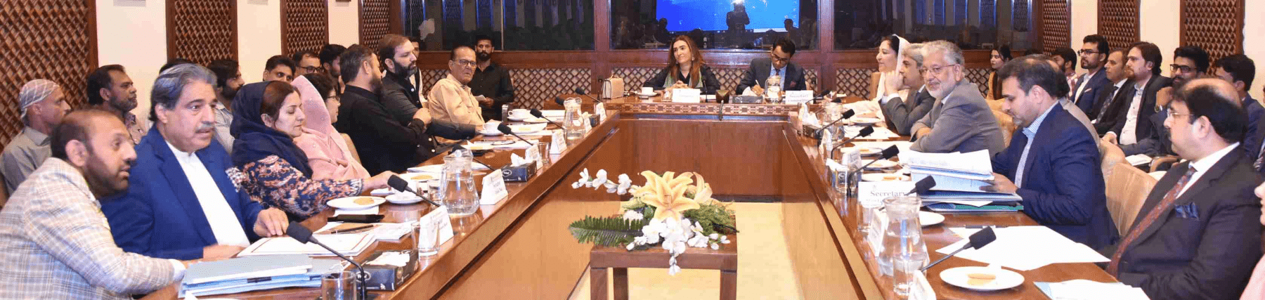 Senator Bushra Anjum Butt chairs a meeting of the Senate Standing Committee on Federal Education and Professional Training in Islamabad on May 5, 2025. — Senate website Senator Bushra Anjum Butt chairs a meeting of the Senate Standing Committee on Federal Education and Professional Training in Islamabad on May 5, 2025. — Senate website