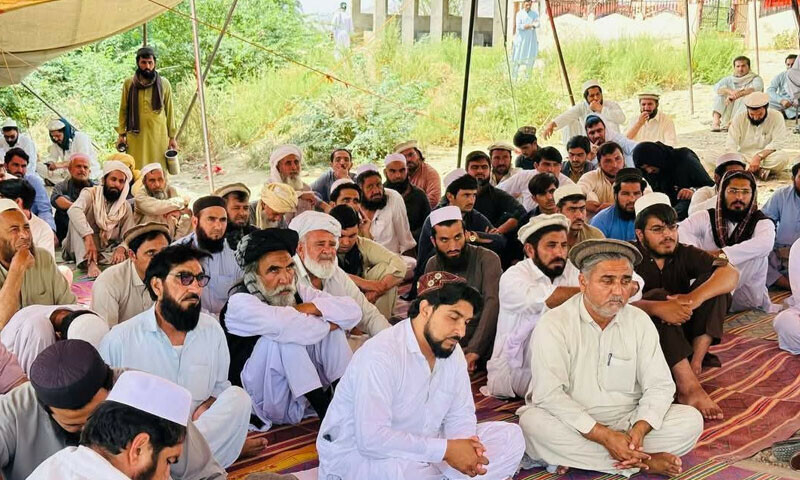 Locals issued a statement against the attack in Mir Ali, district North Waziristan, Khyber Pakhtunkhwa. &mdash; Our correspondent.