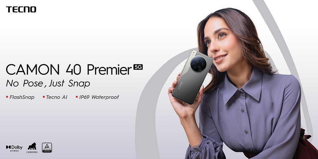 TECNO Camon 40 Premier 5G launched in Pakistan with smart AI capabilities and professional camera