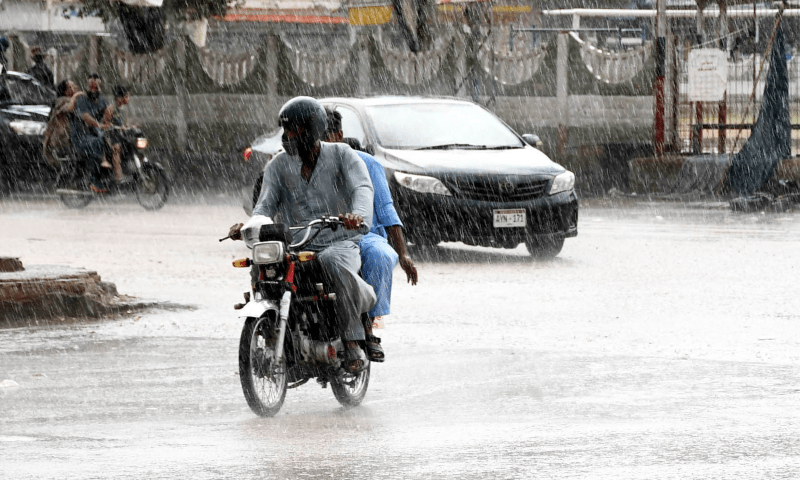 Hyderabad receives its first intermittent rainfall after a couple of hot days, on May 28, 2025. — Umair Ali Hyderabad receives its first intermittent rainfall after a couple of hot days, on May 28, 2025. — Umair Ali