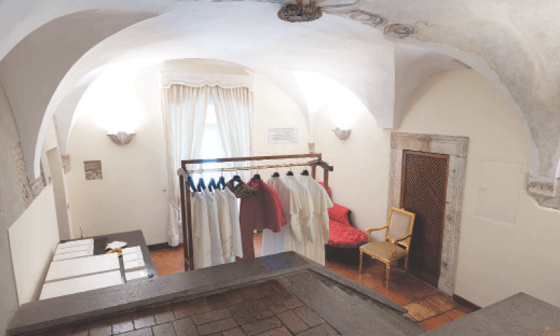A VIEW of the Room of Tears, a small room next to the Sistine Chapel where the newly elected pope will don the white papal vestments for the first time.—Reuters A VIEW of the Room of Tears, a small room next to the Sistine Chapel where the newly elected pope will don the white papal vestments for the first time.—Reuters