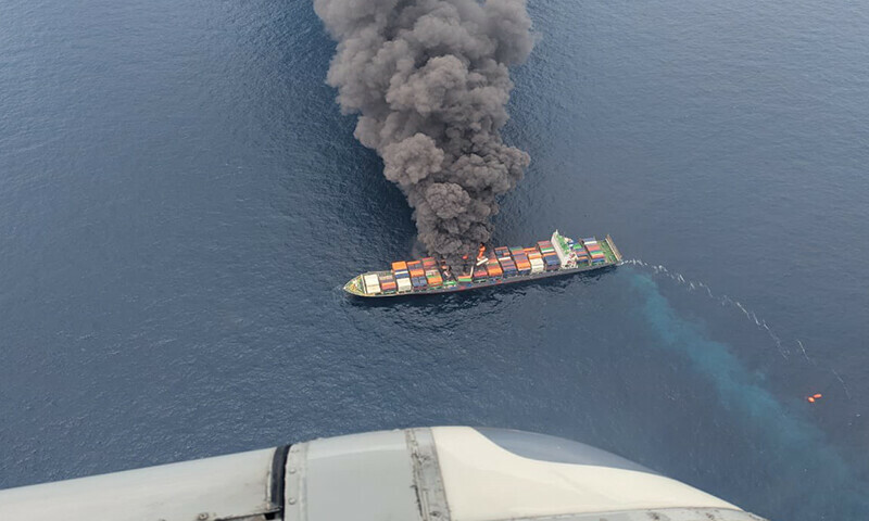 &mdash; فوٹو: انڈین کوسٹ گارڈز ایکس اکاؤنٹ