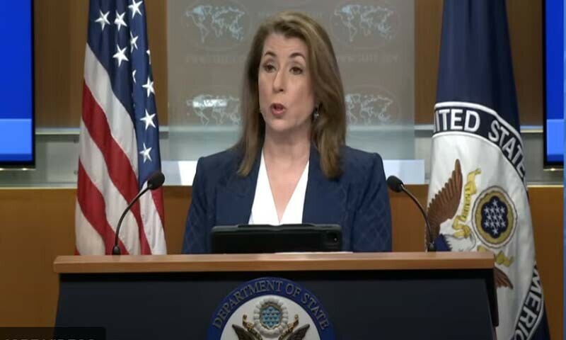 ٹیمی بروس نے کہا کہ ٹرمپ واحد شخصیت رہے، جو پاکستان اور بھارت کو ایک میز پر بٹھانے میں کامیاب ہوئے &mdash; فوٹو: اسکرین گریب/یوٹیوب