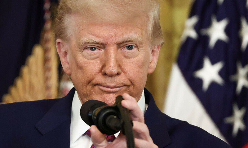 US President Donald Trump fields questions at the White House in Washington, DC, the US on June 12. — Reuters