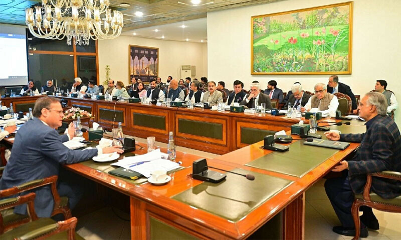 Deputy Prime Minister Ishaq Dar chairs a high-level meeting to review preparations for Pak-UAE JMC in Islamabad, on June 13, 2025. — FO/ X