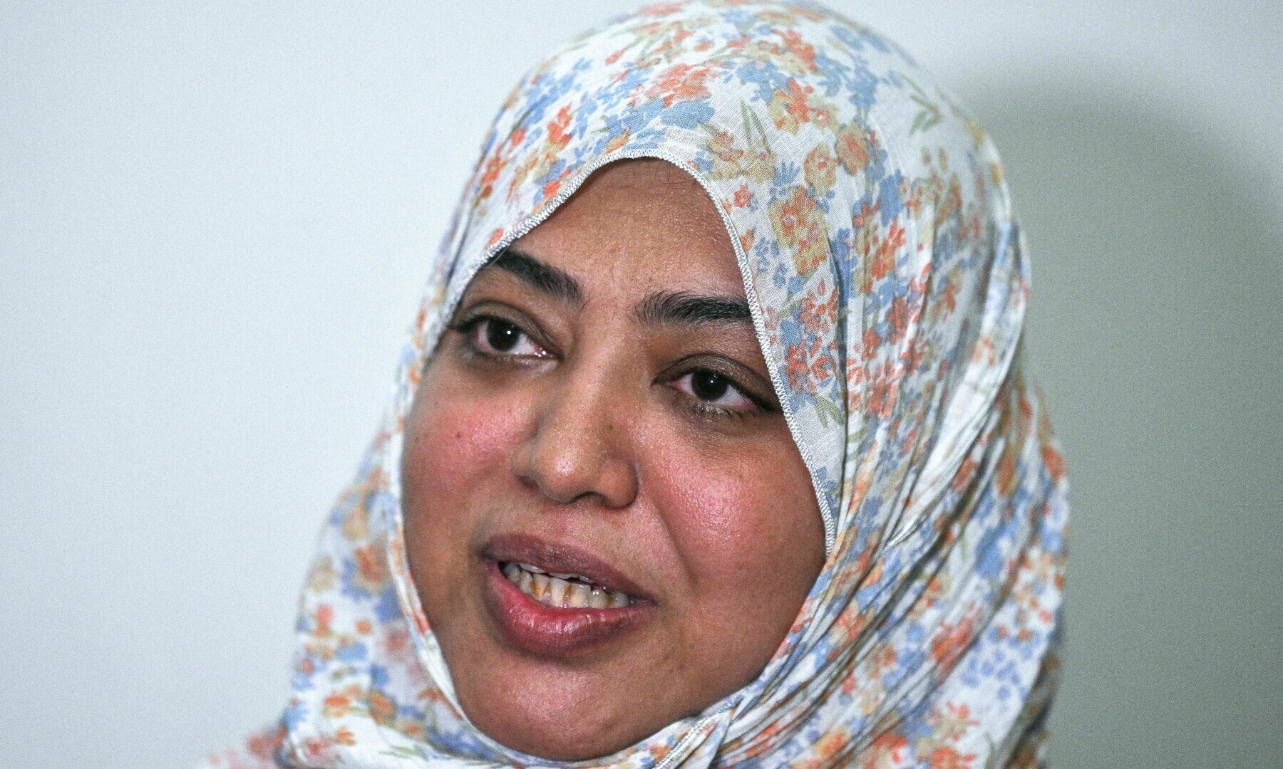  Samreen Ali, a housewife, speaks during an interview with AFP after returning from Iran, at her residence in Karachi, June 18,. — AFP 