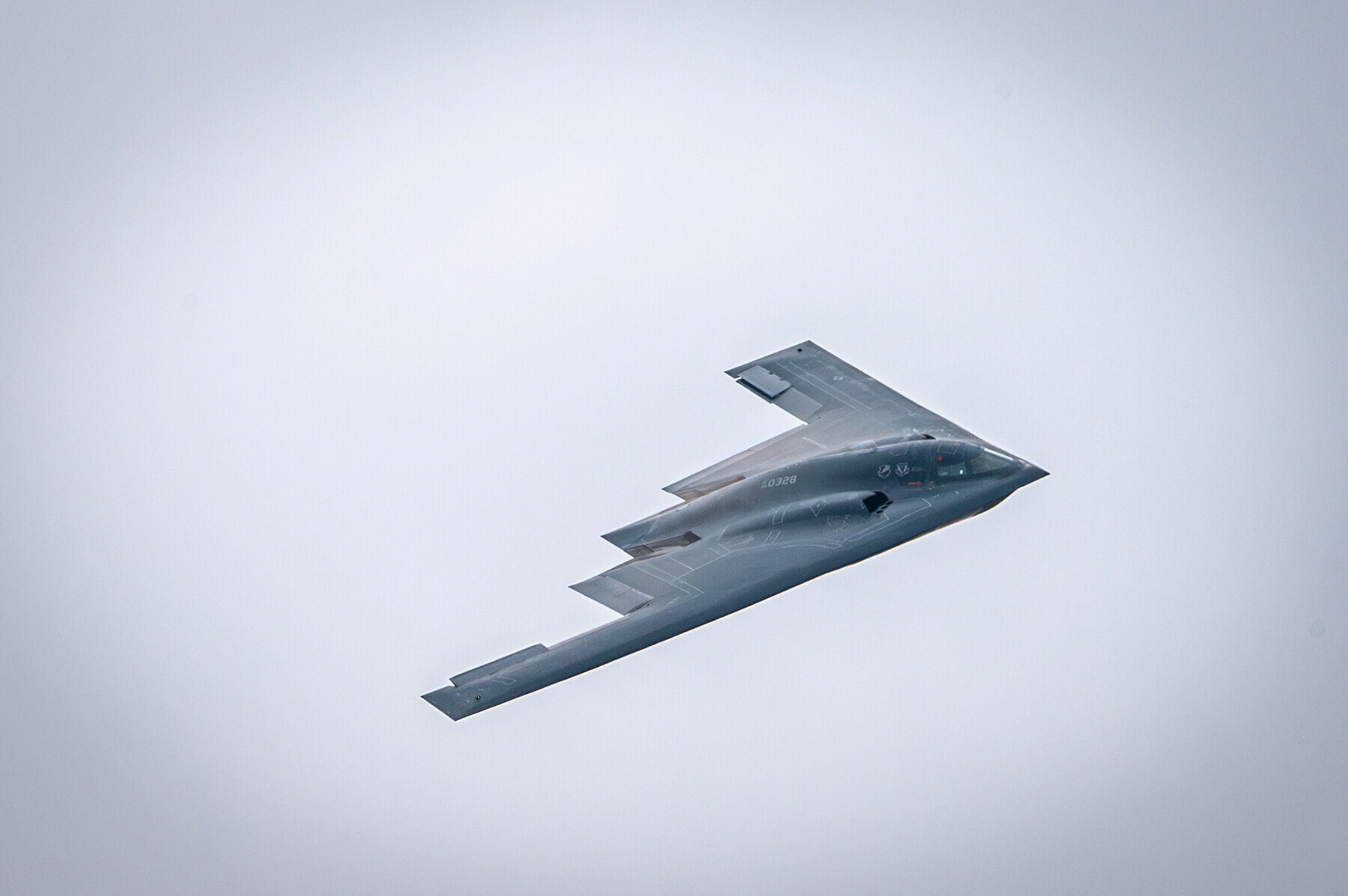 US Air Force B-2 Spirit bomber, assigned to the 509th Bomb Wing out of Whiteman Air Force Base, Missouri, performs a fly-over during the Speed of Sound Airshow, at Rosecrans Air National Guard Base in St Joseph, Missouri, US on September 14, 2024. — Reuters