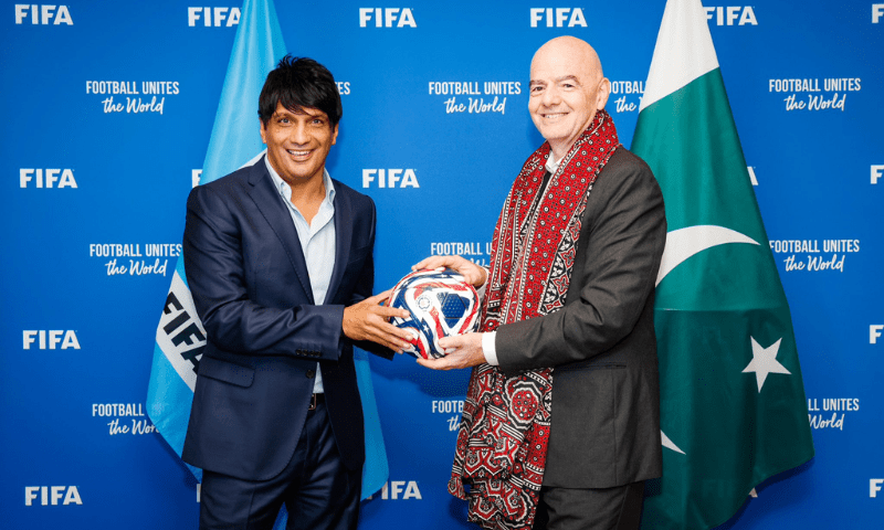 FIFA President Meets PFF President at Executive Football Summit 2025 in Miami. — Photo via X/@TheRealPFF