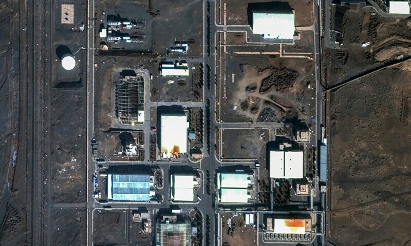 This handout satellite image provided by Maxar Technologies and taken on June 14, 2025, shows the Natanz nuclear facilities (Shahid Ahmadi Roshan Nuclear Facilities) near Ahmadabad in Iran, before an Israeli strike. — AFP