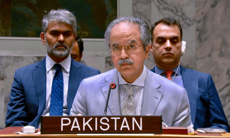 Ambassador Asim Iftikhar Ahmad, Pakistan’s permanent representative to the UN. — Photo via X/@PakistanUN_NY
