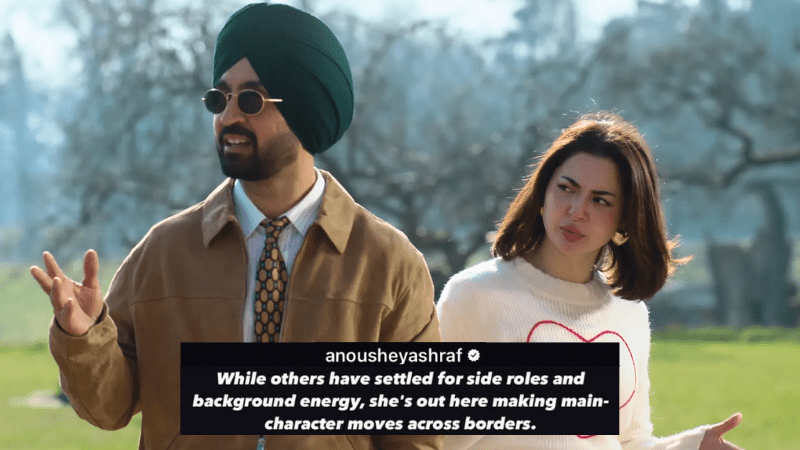 Pakistani celebrities are rallying behind Hania Aamir’s role in Sardaar Ji 3