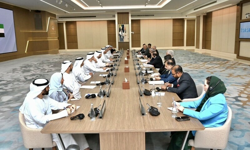 The 12th session of Pakistan-UAE JMC meeting held in Abu Dhabi, June 24. — X/@ForeignOfficePk