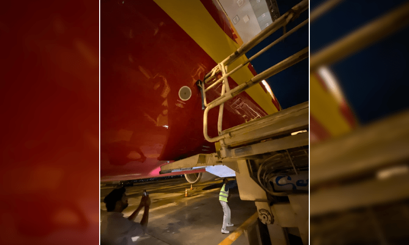 جمعے کے روز کراچی ایئرپورٹ پر دو طیاروں سے پرندے ٹکرانے کے واقعات پیش آئے تھے &mdash; فوٹو: ڈان نیوز