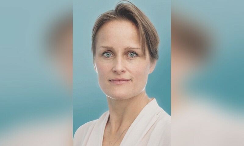 An undated handout picture released by the UK Government press office shows a portrait of Blaise Metreweli, the first ever female Chief of the Secret Intelligence Service (MI6). &mdash; AFP/File