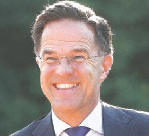 Mark Rutte.—AFP