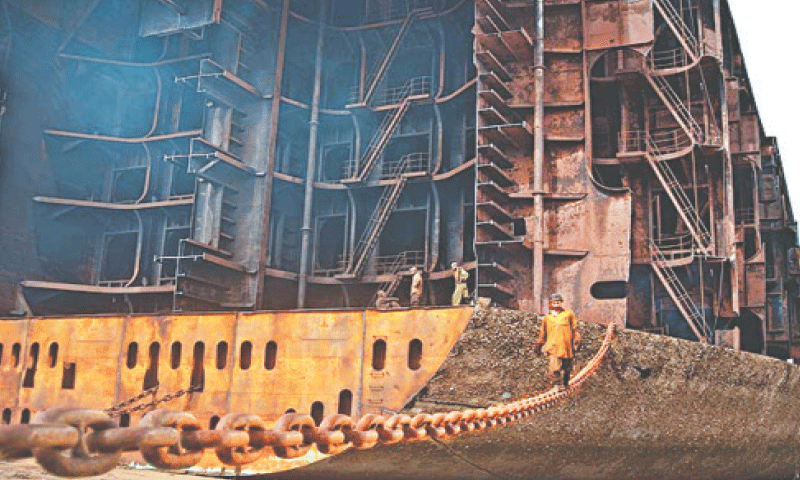 Although no longer a global leader, Pakistan’s Gadani Shipbreaking Yard remains a key player in ship recycling, generating Rs12bn annually despite safety and environmental challenges.—Dawn/file