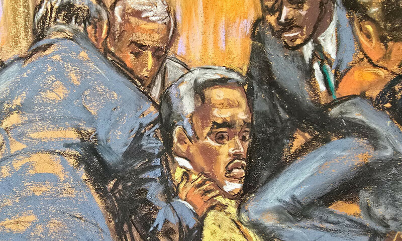 A courtroom illustration of Sean &ldquo;Diddy&rdquo; Combs during his sex trafficking trial in New York City, New York, US on July 1. &mdash; Reuters