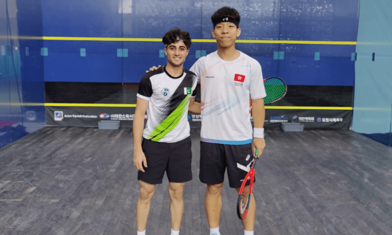 Pakistan dominated the squash courts on Thursday when five players stormed into the semi-finals of the 32nd Asian Junior Individual Squash Championships in Gimcheon, South Korea. — Photo via X/@paksquash