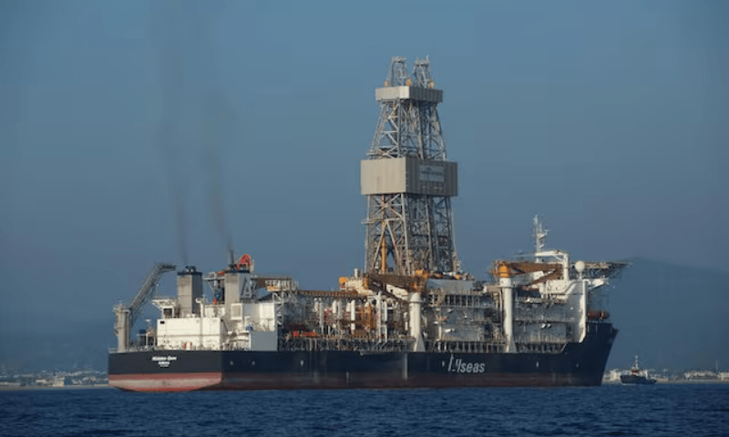 A deep-sea mining vessel seen off the coast of Manzanillo, Mexico, Nov 16, 2022. — Reuters/File