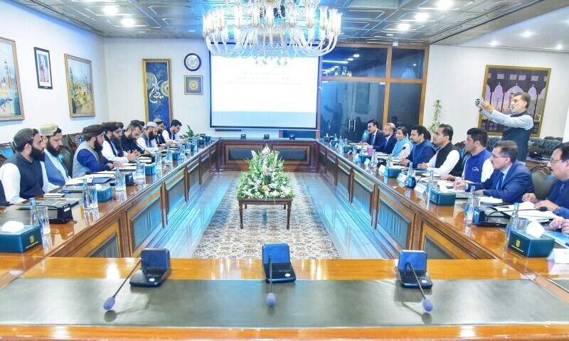 Pakistan and Afghan delegations hold talks in Islamabad, July 7. — Photo via X/@ForeignOfficePk