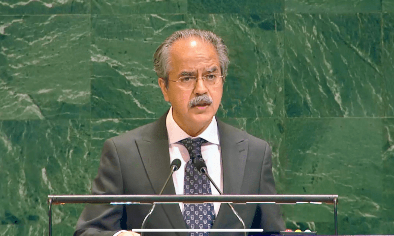 Ambassador Asim Iftikhar Ahmad, Pakistan’s permanent representative to the UN. — Photo via X/@PakistanUN_NY
