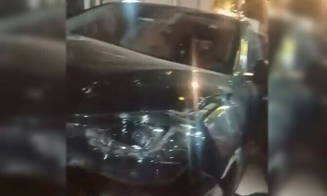 The accident came to the limelight when footage of the car went viral on social media. — DawnNewsTV