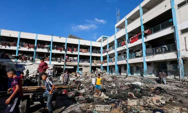 آج علی الصبح سے جاری اسرائیلی حملوں میں 16 فلسطینی شہید ہوگئے — فوٹو: رائٹرز آج علی الصبح سے جاری اسرائیلی حملوں میں 16 فلسطینی شہید ہوگئے — فوٹو: رائٹرز