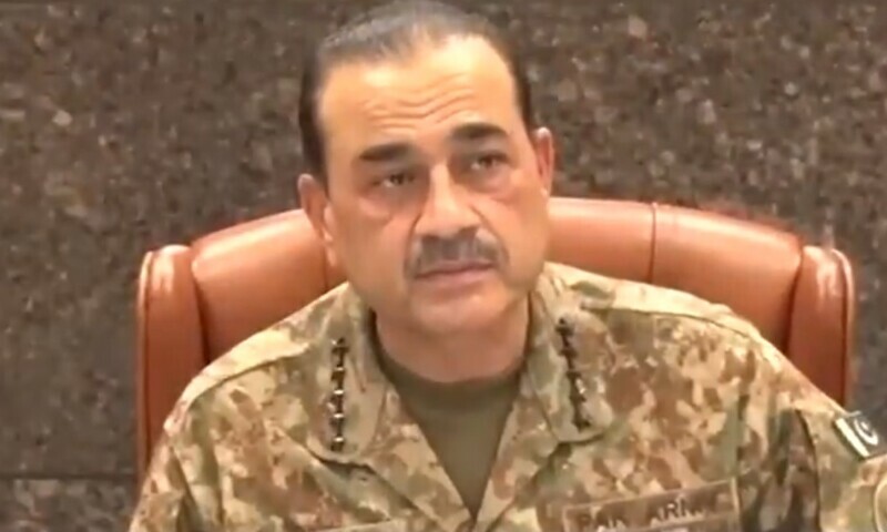 Chief of Army Staff (COAS) Field Marshal Syed Asim Munir presides over the 271st Corps Commanders’ Conference at the General Headquarters, July 10. — screengrab
