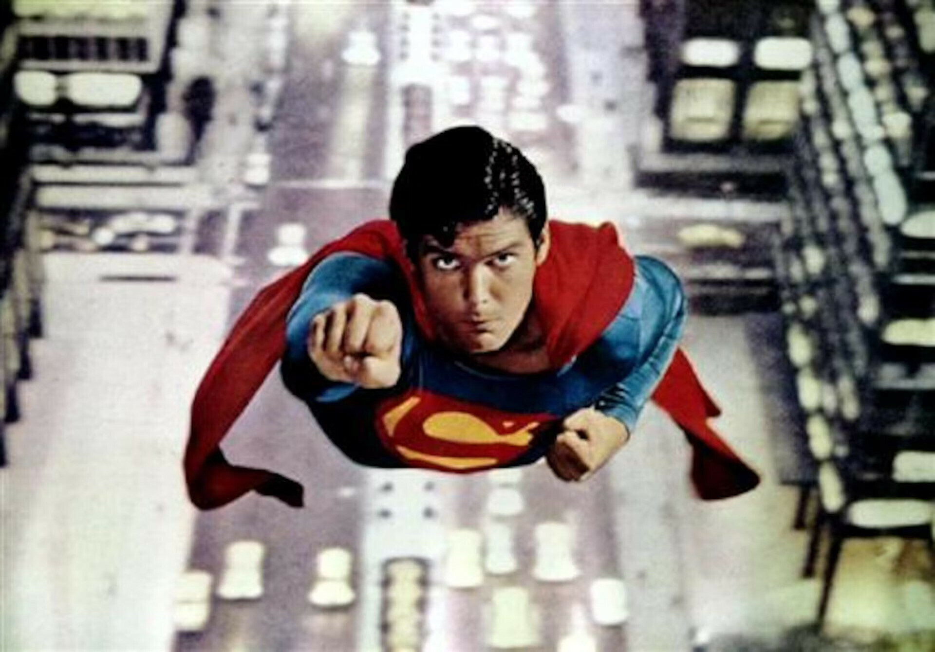  Actor Christopher Reeve in a scene from the first <em>Superman</em> film in 1978. Photo: Reuters 