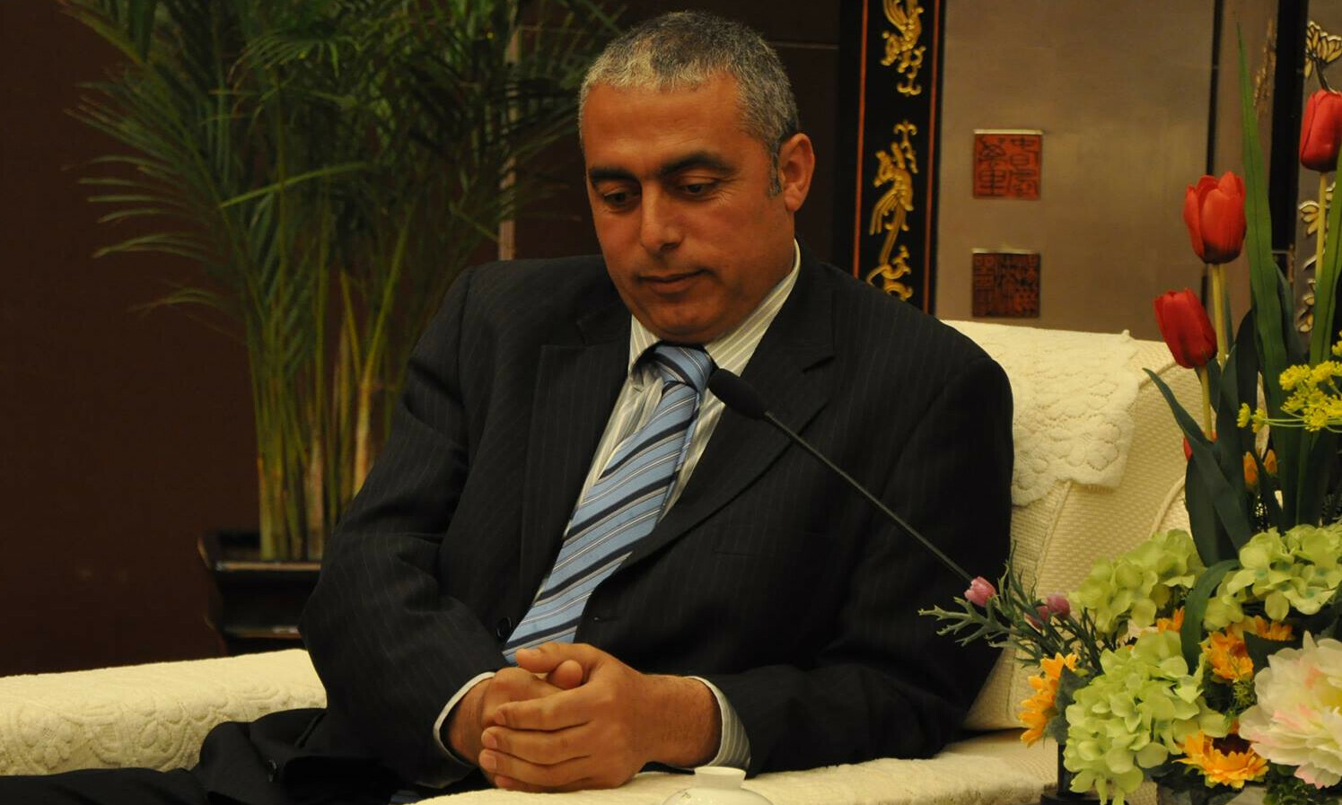  Palestinian Ambassador to India Abdullah M. Abu Shawesh. — Facebook/abu.s.abdullah.9/File 