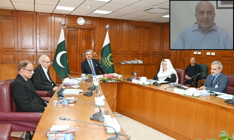 CJP Yahya Afridi chairs a meeting of the Supreme Judicial Council in Islamabad on July 12. — Supreme Court via author