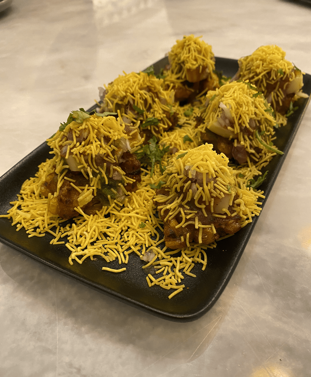  The Corn Bhajia Chaat 