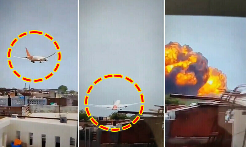 انڈیا میں بوئنگ 787-8 ڈریم لائنر کو حادثے میں 260 مسافر ہلاک ہوئے تھے
—فائل فوٹو: اسکرین گریب انڈیا میں بوئنگ 787-8 ڈریم لائنر کو حادثے میں 260 مسافر ہلاک ہوئے تھے
—فائل فوٹو: اسکرین گریب