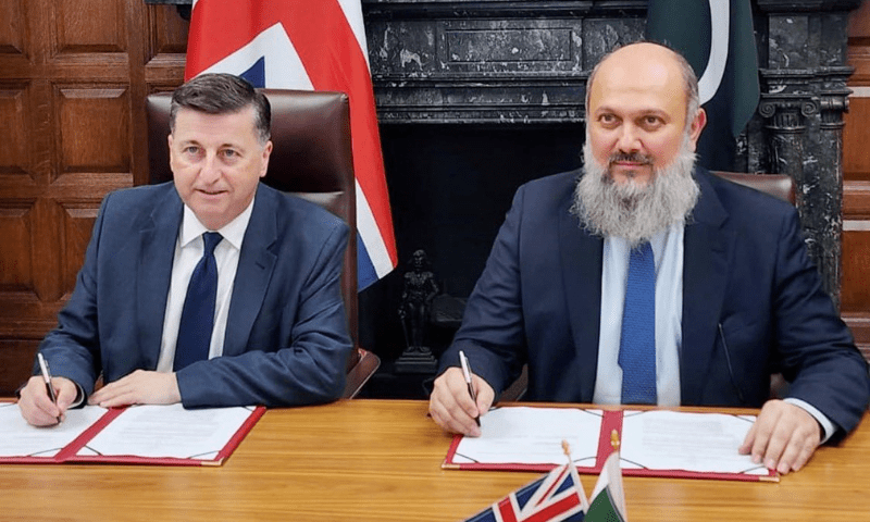 Pakistan and the United Kingdom on Monday formally signed the Trade Dialogue Mechanism Agreement and announced the establishment of the UK-Pakistan Business Advisory Council to institutionalise bilateral economic cooperation. &mdash; Photo via X/@jam_kamal