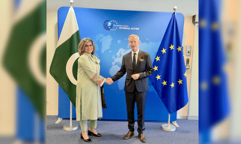 خارجہ سیکرٹری آمنہ بلوچ کی برسلز میں یورپی ایکسٹرنل ایکشن سروس کے ڈپٹی سیکرٹری جنرل اولوف سکُوگ سے ملاقات؛ فوٹو: دفترخارجہ، ایکس اکاؤنٹ خارجہ سیکرٹری آمنہ بلوچ کی برسلز میں یورپی ایکسٹرنل ایکشن سروس کے ڈپٹی سیکرٹری جنرل اولوف سکُوگ سے ملاقات؛ فوٹو: دفترخارجہ، ایکس اکاؤنٹ