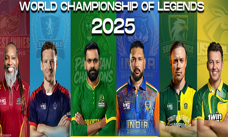 — فوٹو: ورلڈ چیمپئنز آف لیجنڈز لیگ — فوٹو: ورلڈ چیمپئنز آف لیجنڈز لیگ