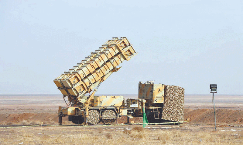 A missile defence system during a military drill at an undisclosed location
in Iran.—AFP/File