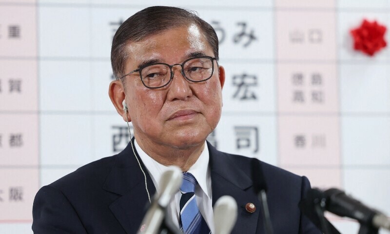 Japan’s Prime Minister Shigeru Ishiba reacts as he meets with the media following upper house elections, at Liberal Democratic Party (LDP) headquarters in Tokyo on July 20. — AFP Japan’s Prime Minister Shigeru Ishiba reacts as he meets with the media following upper house elections, at Liberal Democratic Party (LDP) headquarters in Tokyo on July 20. — AFP
