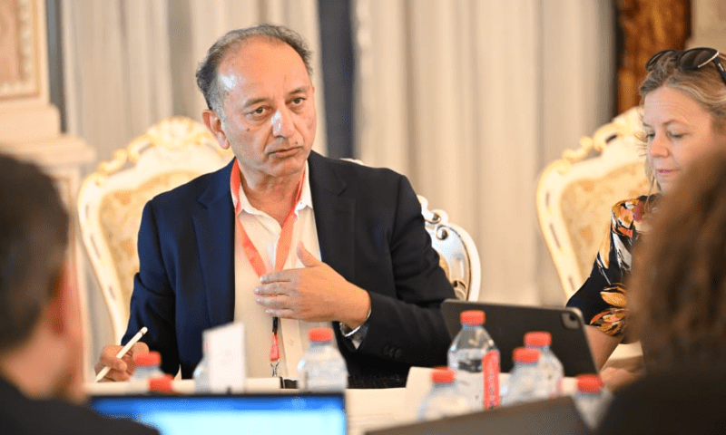 Minister for Climate Cha&shy;nge and Environmental Coordi&shy;nation Dr Musadik Malik attends the COP29 Heads of Delegation Retreat held in Shamakhi, Azerbaijan from July 26-27. &mdash; X/PakinAzerbaijan