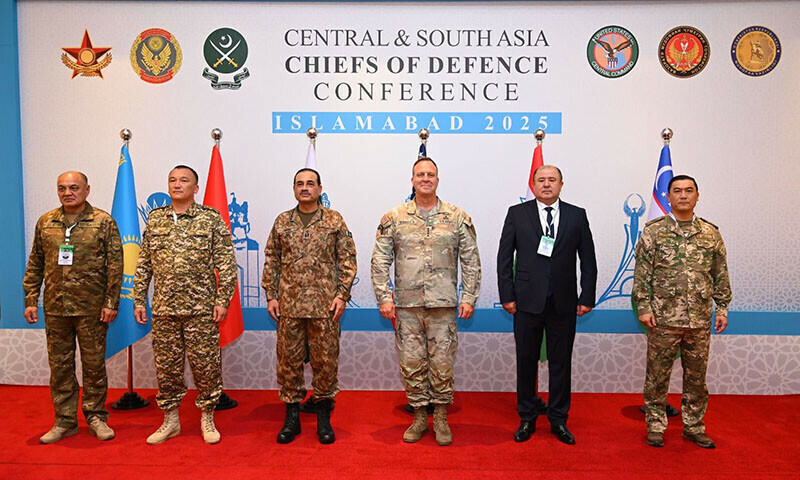 Chief of Army staff Field Marshal Asim Munir poses for a group photo with senior military officials at the Regional Chiefs of Defence Conference in Islamabad on July 26. — ISPR Chief of Army staff Field Marshal Asim Munir poses for a group photo with senior military officials at the Regional Chiefs of Defence Conference in Islamabad on July 26. — ISPR