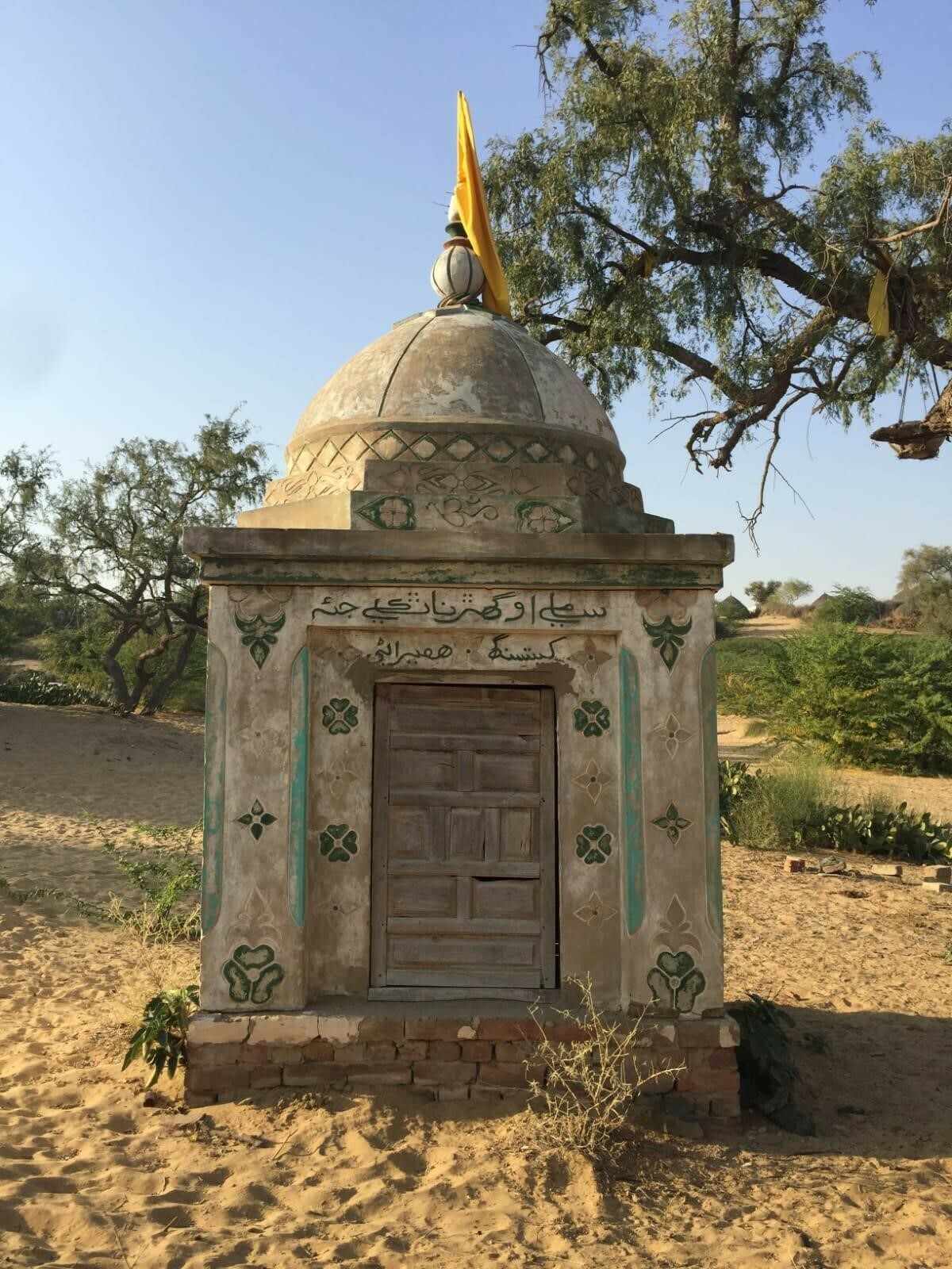 A small mandir edifice outside Mithi. — photo by author