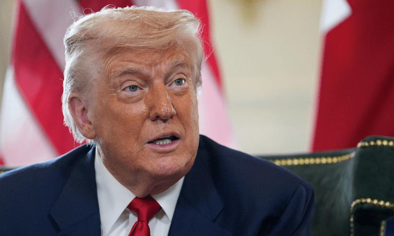 US President Donald Trump speaks as he meets with British Prime Minister Keir Starmer (not pictured) at Trump Turnberry golf club in Turnberry, Scotland, Britain on July 28. — Reuters