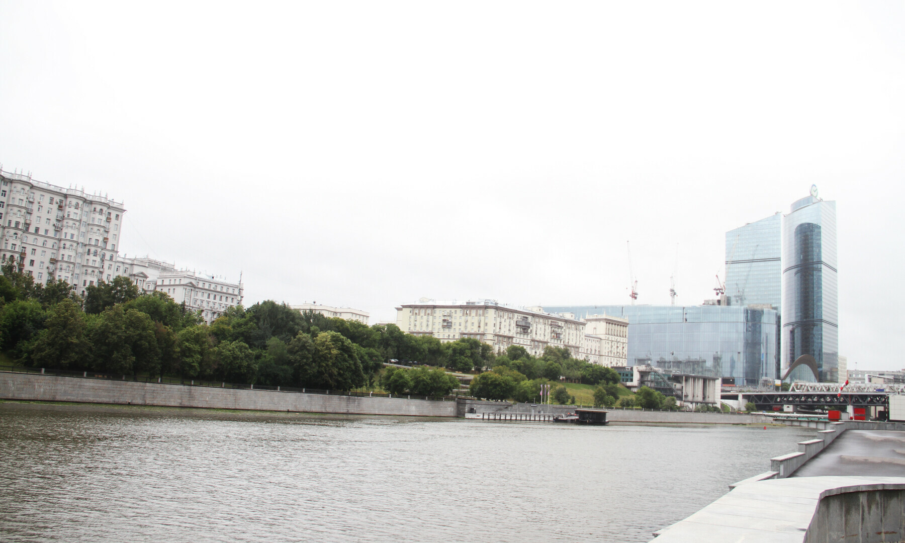 دریائے ماسکو کا ایک خوبصورت منظر