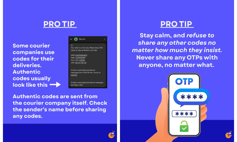  Infographics provided by DRF warning against a recent WhatsApp scam, on July 30, 2025. &mdash; DRF 