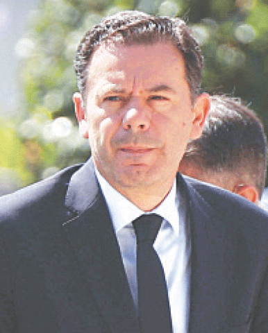 PORTUGAL&rsquo;S Prime Minister Luis Montenegro arrives near the Chapel of the Resurrection on Friday.&mdash;Reuters