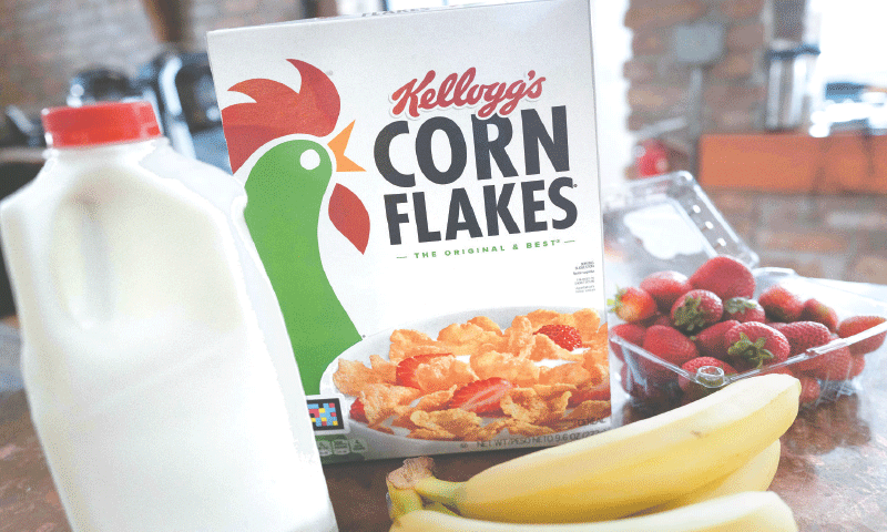 This photo illustration shows Kellogg’s Corn Flakes. In a deal valued at about $3 billion, Italian candy maker Ferrero has agreed to purchase WK Kellogg, the maker of Kellogg’s Corn Flakes and many other iconic cereals.—AFP This photo illustration shows Kellogg’s Corn Flakes. In a deal valued at about $3 billion, Italian candy maker Ferrero has agreed to purchase WK Kellogg, the maker of Kellogg’s Corn Flakes and many other iconic cereals.—AFP